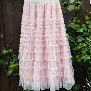 ⭐️ FAIRY 🧚‍♂️ ruffled skirt MiDI size S/M
